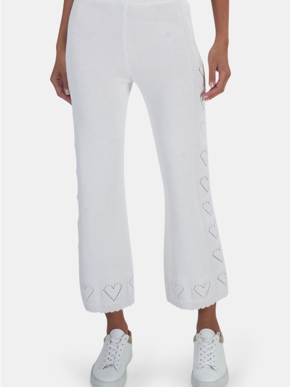 Loveshackfancy White Knit Pants